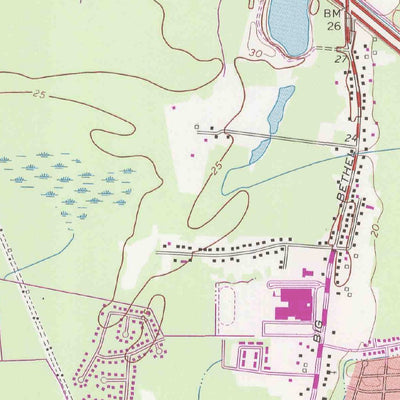 United States Geological Survey Newport News North, VA (1965, 24000-Scale) digital map