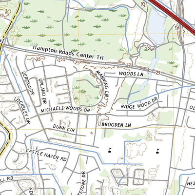 United States Geological Survey Newport News North, VA (2022, 24000-Scale) digital map