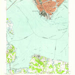 United States Geological Survey Newport News South, VA (1955, 24000-Scale) digital map