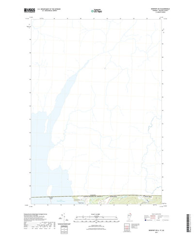 United States Geological Survey Newport OE N, VT (2021, 24000-Scale) digital map