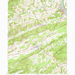 United States Geological Survey Newport, PA (1952, 24000-Scale) digital map