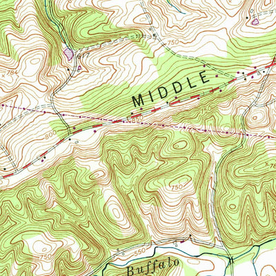 United States Geological Survey Newport, PA (1952, 24000-Scale) digital map