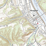 United States Geological Survey Newport, PA (2023, 24000-Scale) digital map
