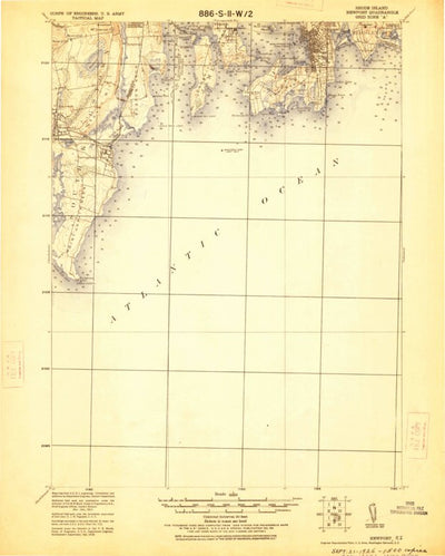 United States Geological Survey Newport, RI (1920, 62500-Scale) digital map