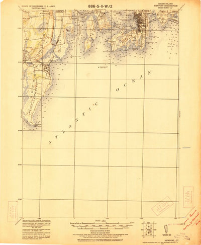 United States Geological Survey Newport, RI (1922, 62500-Scale) digital map
