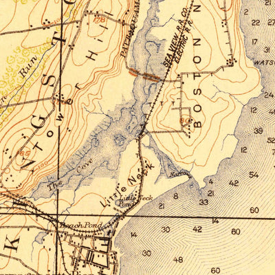 United States Geological Survey Newport, RI (1922, 62500-Scale) digital map