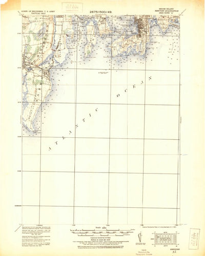 United States Geological Survey Newport, RI (1931, 62500-Scale) digital map