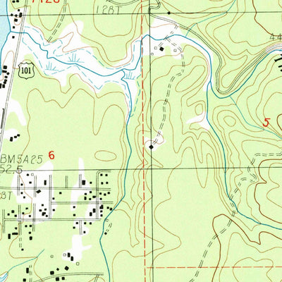 United States Geological Survey Newport South, OR (1984, 24000-Scale) digital map