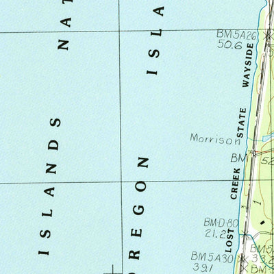 United States Geological Survey Newport South, OR (1984, 24000-Scale) digital map