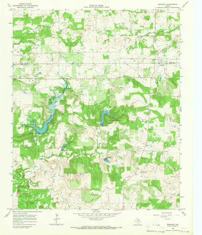 United States Geological Survey Newport, TX (1964, 24000-Scale) digital map