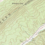 United States Geological Survey Newport, VA (1965, 24000-Scale) digital map