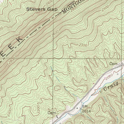 United States Geological Survey Newport, VA (1998, 24000-Scale) digital map