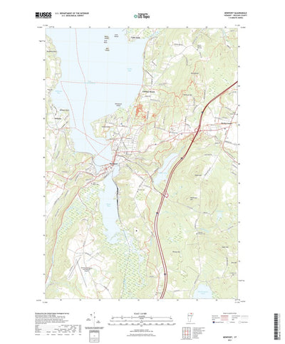 United States Geological Survey Newport, VT (2021, 24000-Scale) digital map