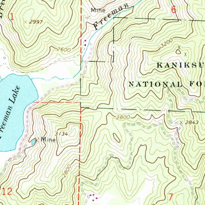 United States Geological Survey Newport, WA-ID (1968, 24000-Scale) digital map
