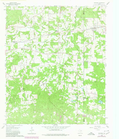 United States Geological Survey Newsome, TX (1960, 24000-Scale) digital map