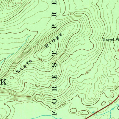 United States Geological Survey Newton Falls, NY (1968, 24000-Scale) digital map