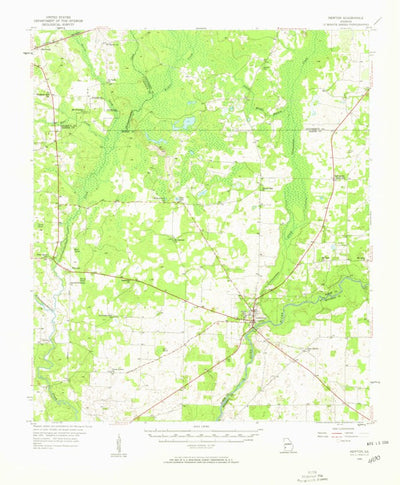United States Geological Survey Newton, GA (1956, 62500-Scale) digital map