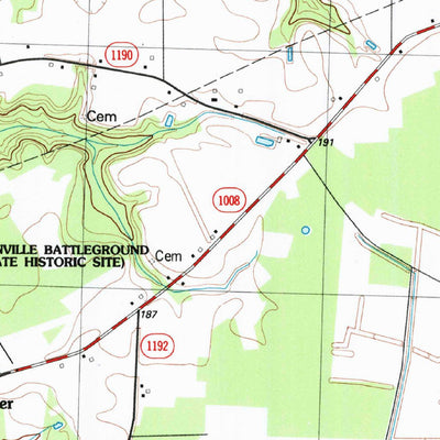United States Geological Survey Newton Grove North, NC (1986, 24000-Scale) digital map