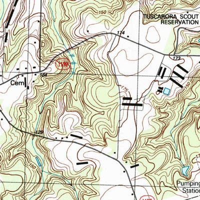 United States Geological Survey Newton Grove North, NC (1997, 24000-Scale) digital map