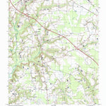 United States Geological Survey Newton Grove South, NC (1997, 24000-Scale) digital map