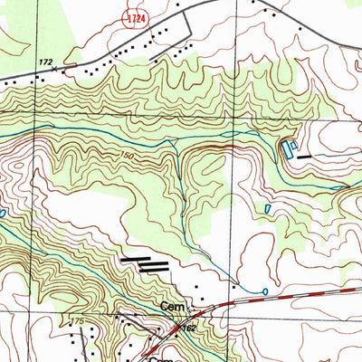 United States Geological Survey Newton Grove South, NC (1997, 24000-Scale) digital map