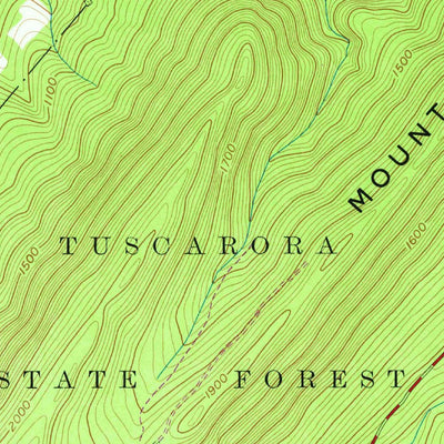 United States Geological Survey Newton Hamilton, PA (1959, 24000-Scale) digital map