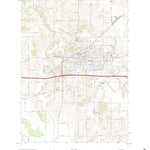 United States Geological Survey Newton, IA (2022, 24000-Scale) digital map