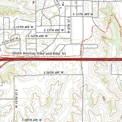 United States Geological Survey Newton, IA (2022, 24000-Scale) digital map