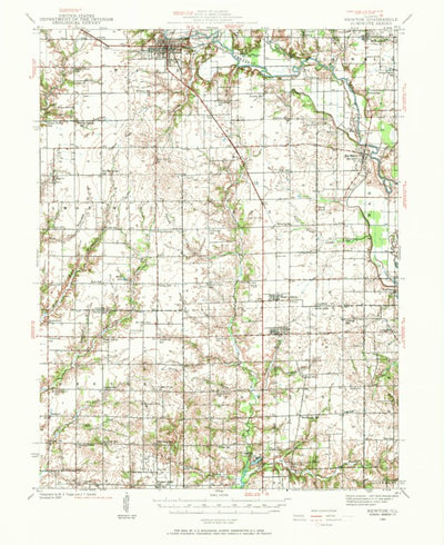 United States Geological Survey Newton, IL (1941, 62500-Scale) digital map