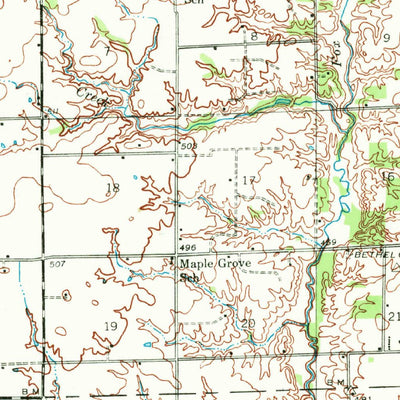 United States Geological Survey Newton, IL (1941, 62500-Scale) digital map