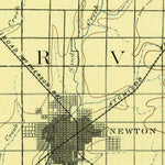 United States Geological Survey Newton, KS (1894, 125000-Scale) digital map