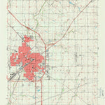 United States Geological Survey Newton, KS (1989, 24000-Scale) digital map