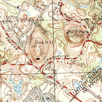 United States Geological Survey Newton, MA (1954, 25000-Scale) digital map