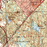 United States Geological Survey Newton, MA (1954, 25000-Scale) digital map