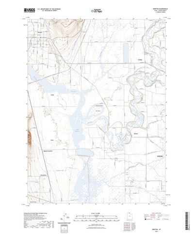 United States Geological Survey Newton, UT (2023, 24000-Scale) digital map