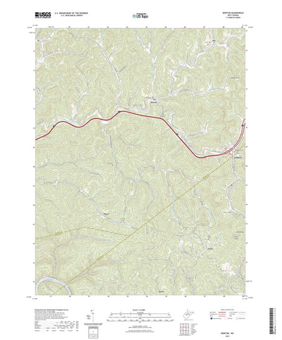 United States Geological Survey Newton, WV (2023, 24000-Scale) digital map