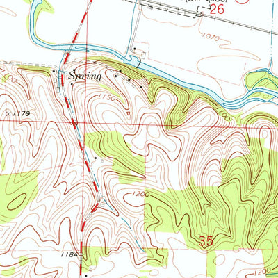 United States Geological Survey Newtonia, MO (1972, 24000-Scale) digital map