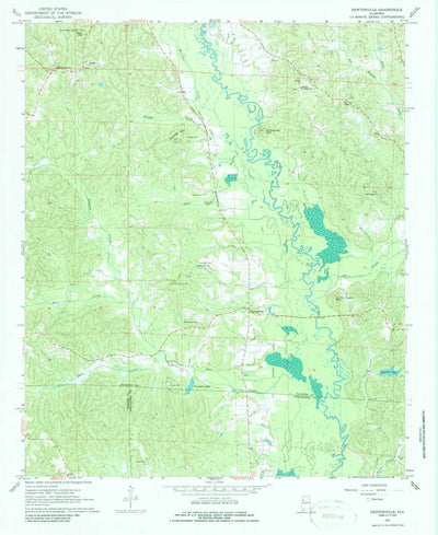 United States Geological Survey Newtonville, AL (1967, 24000-Scale) digital map