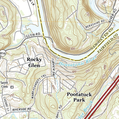 United States Geological Survey Newtown, CT (2021, 24000-Scale) digital map