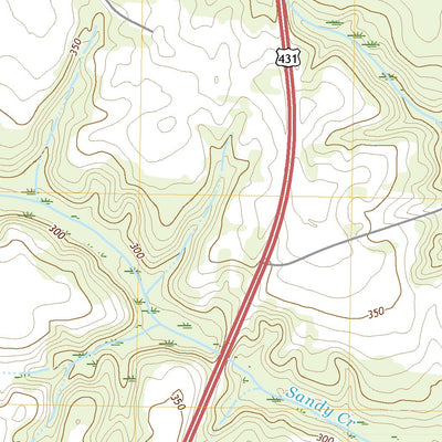 United States Geological Survey Newville, AL (2020, 24000-Scale) digital map