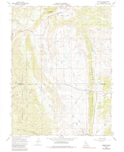 United States Geological Survey Newville, CA (1967, 24000-Scale) digital map