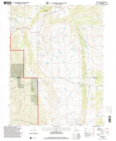 United States Geological Survey Newville, CA (1995, 24000-Scale) digital map