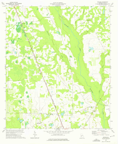 United States Geological Survey Neyami, GA (1973, 24000-Scale) digital map
