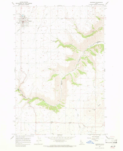 United States Geological Survey Nezperce, ID (1967, 24000-Scale) digital map