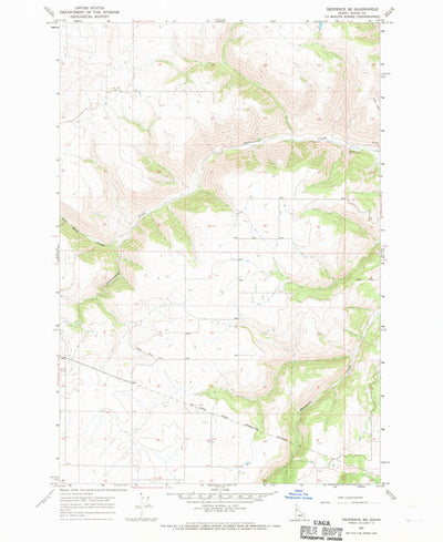 United States Geological Survey Nezperce SE, ID (1967, 24000-Scale) digital map