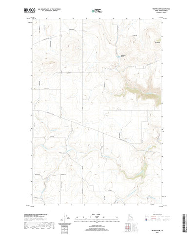 United States Geological Survey Nezperce SW, ID (2020, 24000-Scale) digital map