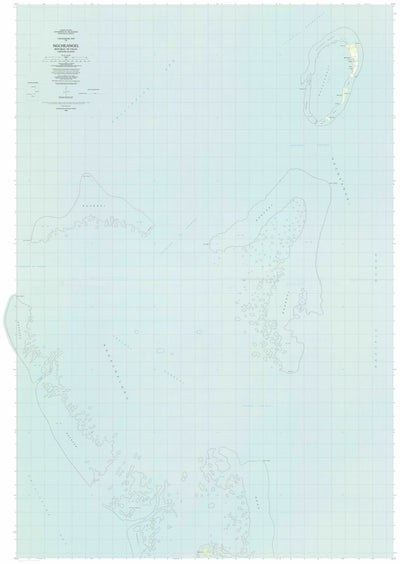 United States Geological Survey Ngcheangel, PW (1984, 25000-Scale) digital map