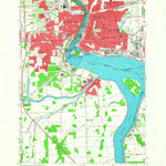 United States Geological Survey Niagara Falls, NY (1965, 24000-Scale) digital map