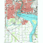 United States Geological Survey Niagara Falls, NY (1995, 25000-Scale) digital map