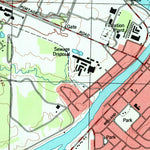 United States Geological Survey Niagara Falls, NY (1995, 25000-Scale) digital map